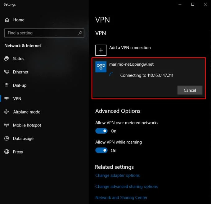 Cómo configurar una conexión VPN de Windows