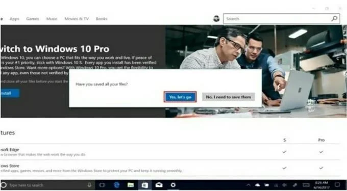 Windows 10SをWindows10Proにアップグレードする方法