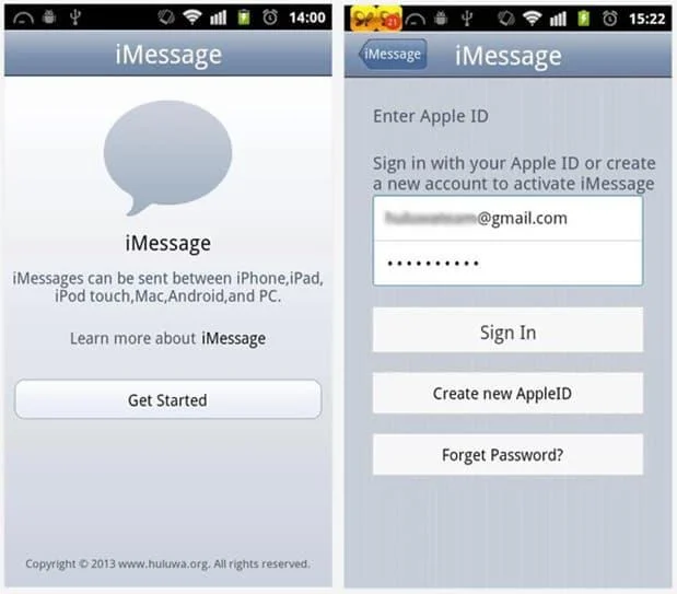Hoe iMessage op Android te gebruiken