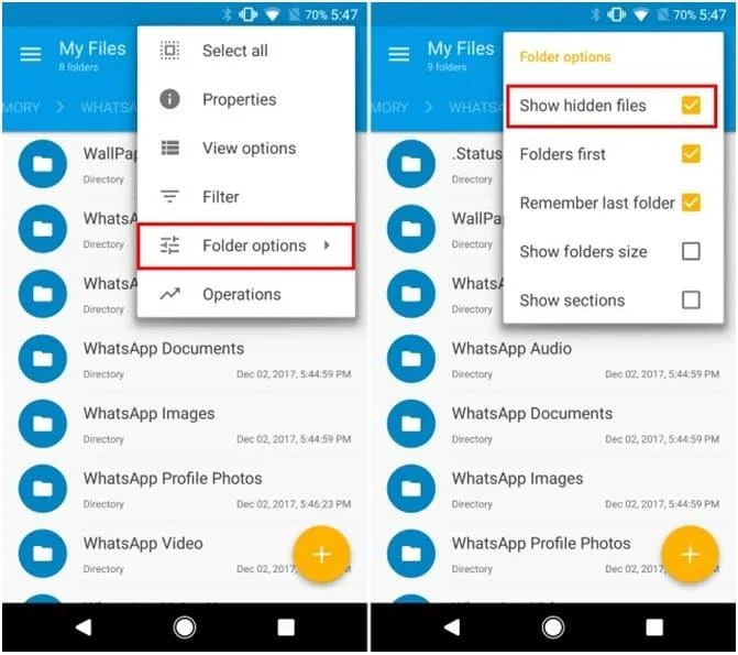 Cómo guardar el estado de WhatsApp sin tomar capturas de pantalla
