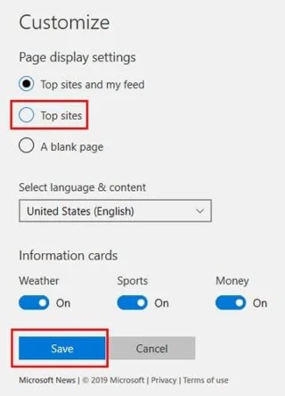 Jak usunąć strony startowe z Microsoft Edge