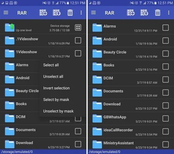 Bestanden comprimeren en decomprimeren op Android