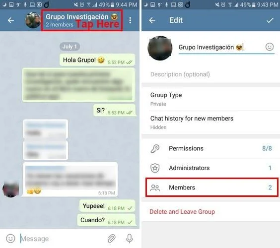 Jak dodać członków do grupy w Telegramie