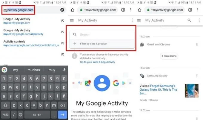 Hoe u uw Google-activiteit op Android kunt beheren