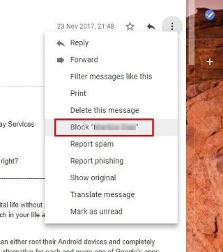 Jak blokować wiadomości e-mail w Gmailu