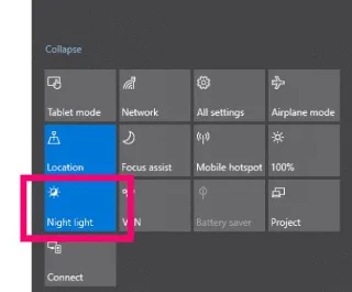 Cách bật Bộ lọc ánh sáng xanh trong Windows 10 để giảm căng thẳng cho mắt