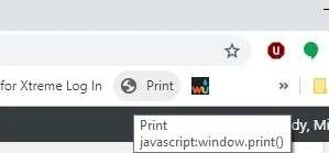 Como adicionar o botão Imprimir à barra de favoritos no Google Chrome