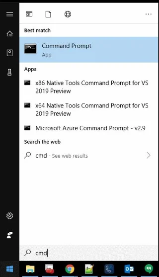 Windows: Tạo thư mục từ dòng lệnh