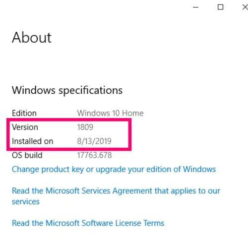 Cách kiểm tra phiên bản xây dựng Windows 10