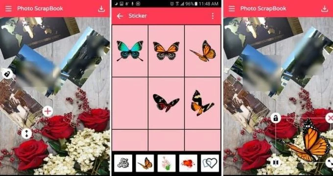 Photo Scrapbook application