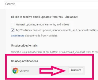 Jak wyłączyć powiadomienia YouTube w Chrome