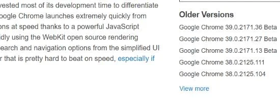Google Chromeのダウングレード