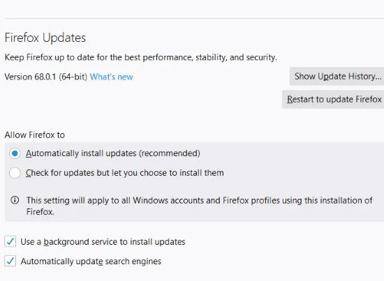 如何降級 Firefox