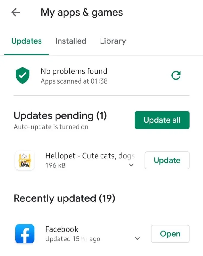 Google Play: app-downloadgeschiedenis wissen Clear