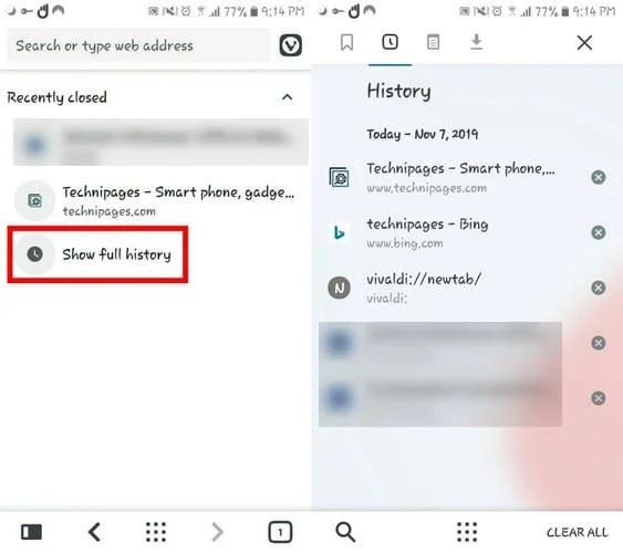 Hoe Vivaldi Browser op Android te gebruiken
