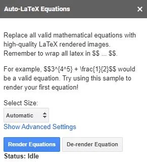Jak korzystać z równań matematycznych LaTeX w Dokumentach Google