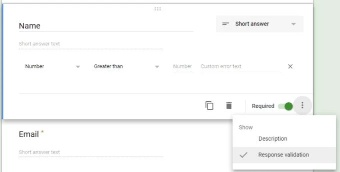 Jak korzystać z walidacji danych w Formularzach Google
