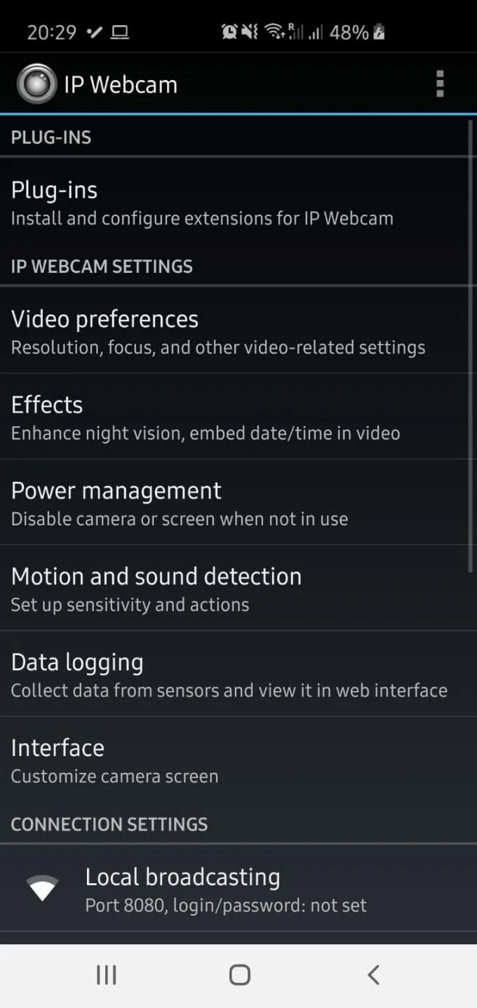 Een Android-telefoon gebruiken als pc-webcam