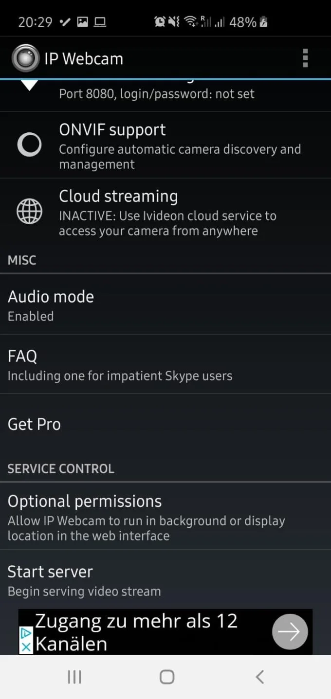 Een Android-telefoon gebruiken als pc-webcam