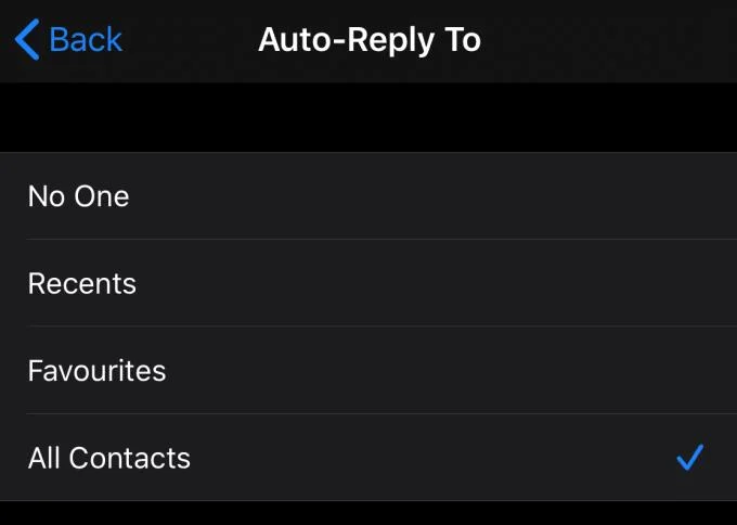 Ustawianie automatycznej odpowiedzi w iMessage
