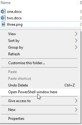 Windows: Imprimir contenido del directorio