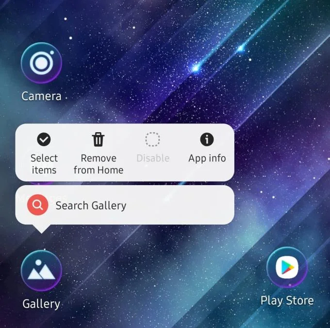 Android: apps verbergen