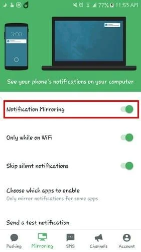 Cómo obtener notificaciones de Android en su computadora con Windows
