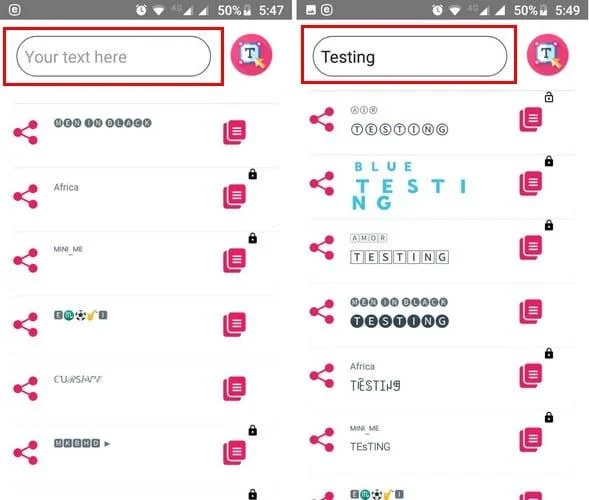 Lettertype aanpassen op Android