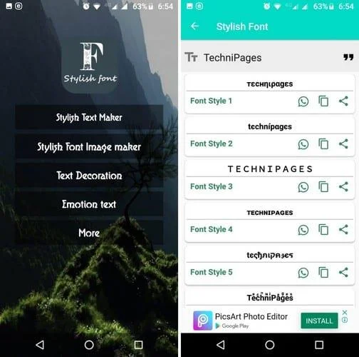 Lettertype aanpassen op Android