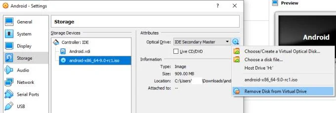 Hoe Android op Virtualbox te installeren