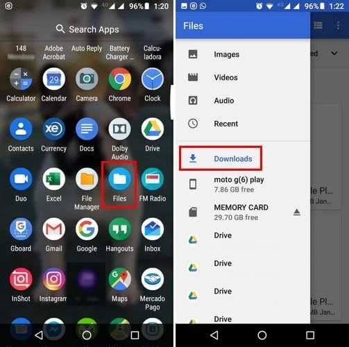 Android-downloadgeschiedenis verwijderen