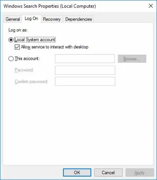 修復 – Outlook 搜索不起作用