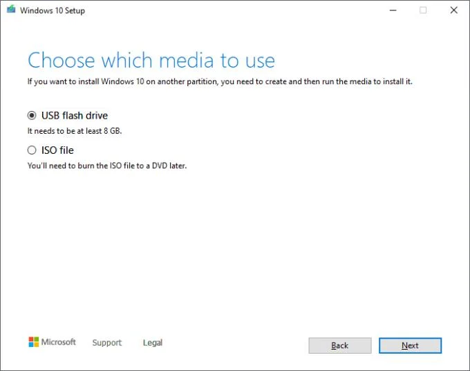 Cách tạo USB khởi động Windows 10