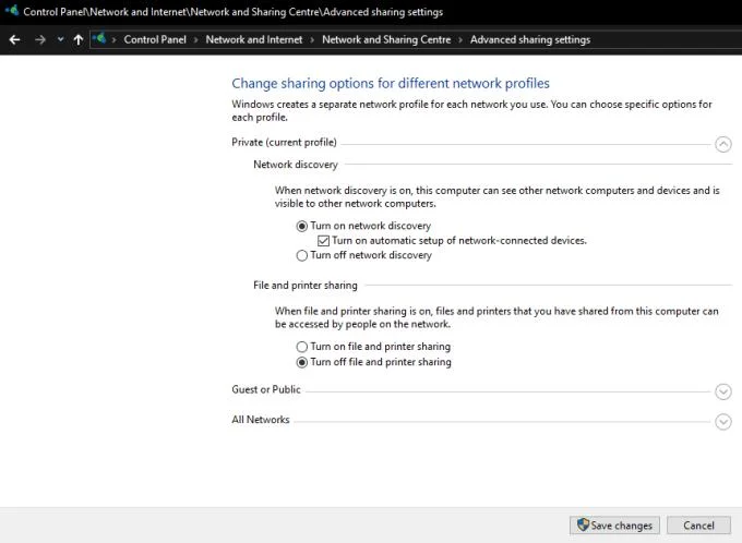 2台のWindows10コンピューターをネットワーク接続する方法