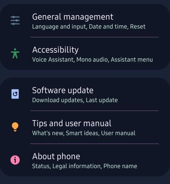 Galaxy S10e：ソフト＆ハードリセット