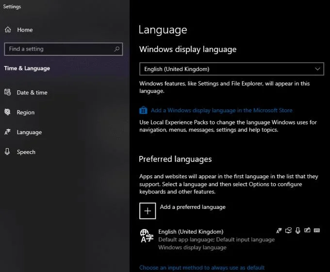 Windows 10: Cómo agregar o quitar idioma