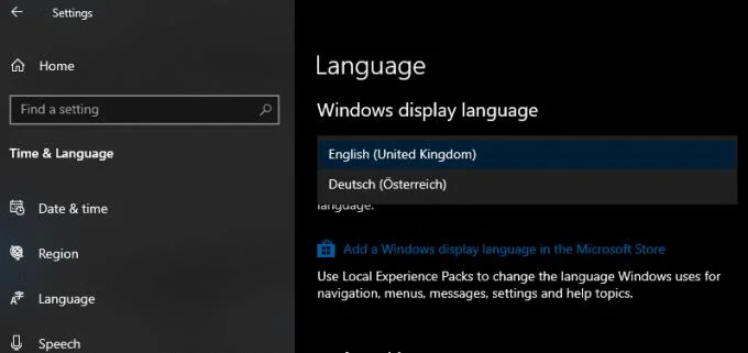 Windows 10: Cómo agregar o quitar idioma