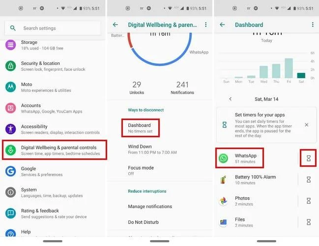 Timers instellen voor Android-apps
