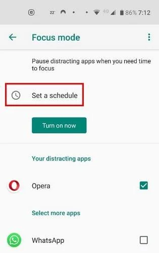 Timers instellen voor Android-apps