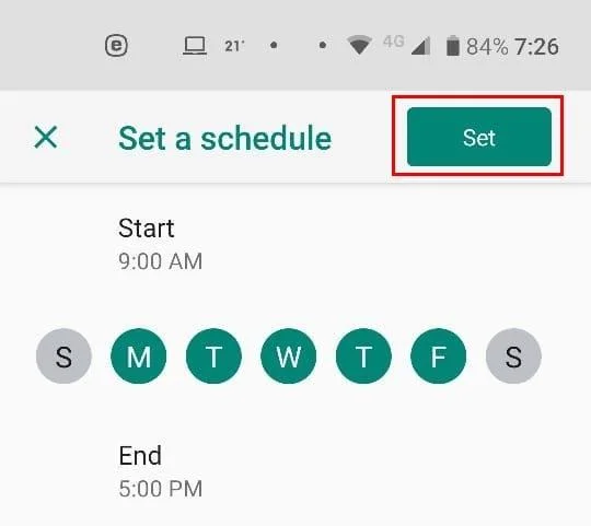 Timers instellen voor Android-apps
