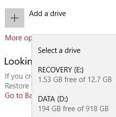 Windows 10：データのバックアップと復元