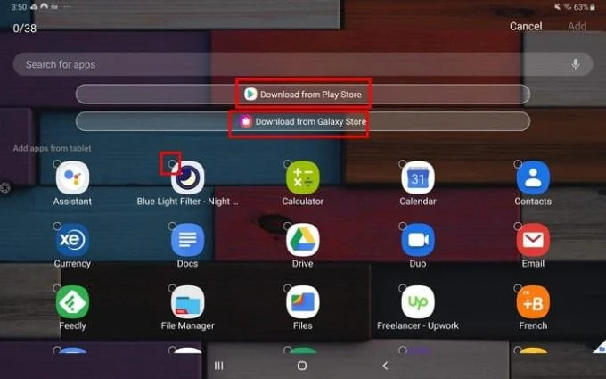 Inhoud toevoegen aan beveiligde Samsung-mappen