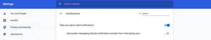 Chromeで通知をミュートする方法