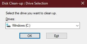 Oczyszczanie dysku Windows