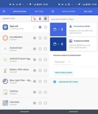 Androidでフェイスアンロックを使用する方法