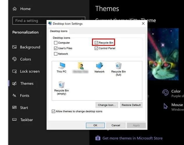 Windows 10: Sửa thông báo thùng rác bị hỏng