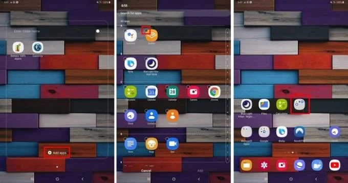 Galaxy Tab SE5: Personaliseer het start- en vergrendelscherm