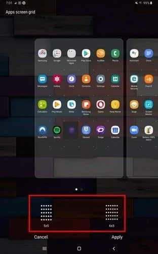 Galaxy Tab SE5: Personaliseer het start- en vergrendelscherm
