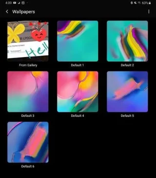 Galaxy Tab SE5: Personaliseer het start- en vergrendelscherm