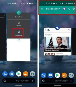 Android 10: Multitasking op gesplitst scherm inschakelen